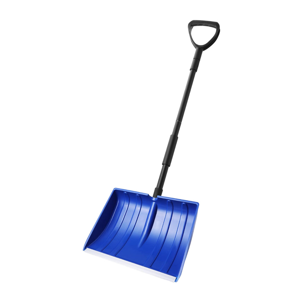 Ergonomic Snow Remover with Adjustable Grip and Extra-Wide Blade