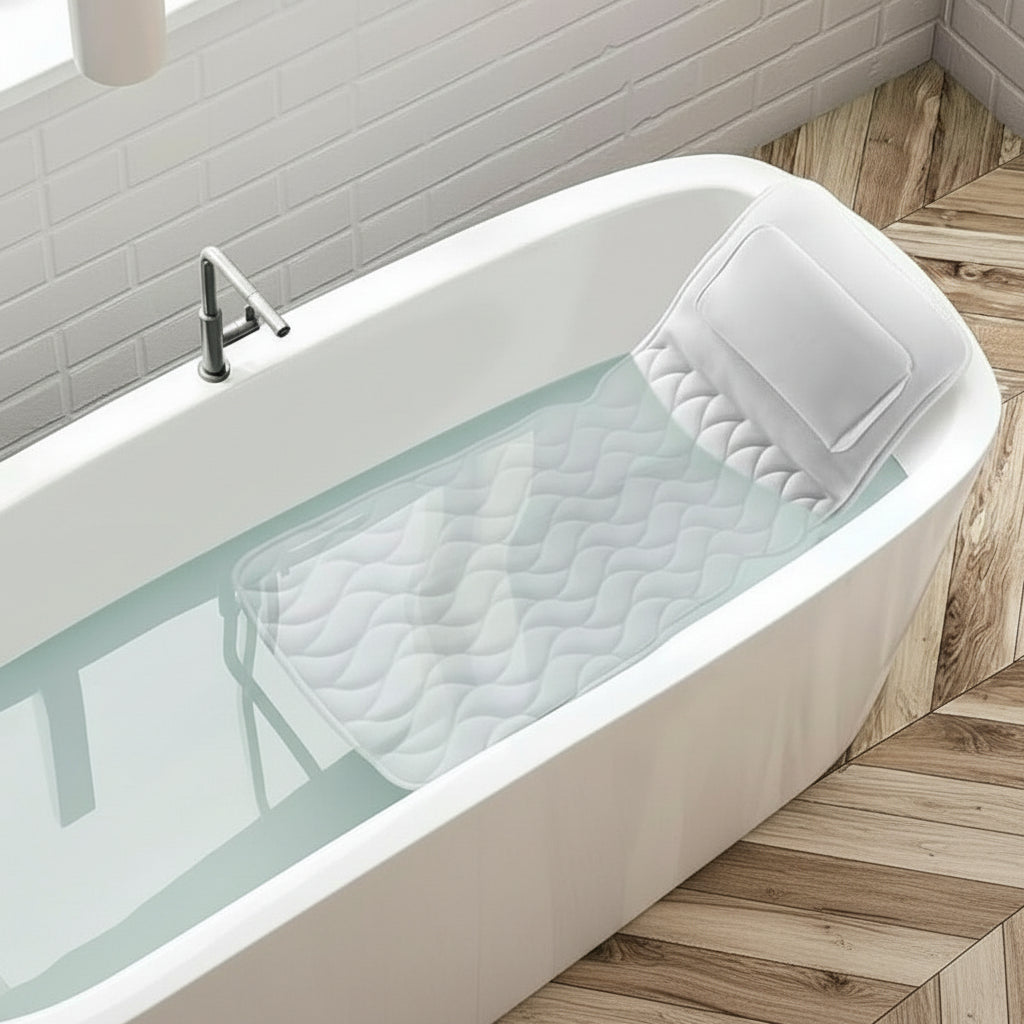 SerenityWave Full-Body Bath Cushion for Ultimate Relaxation