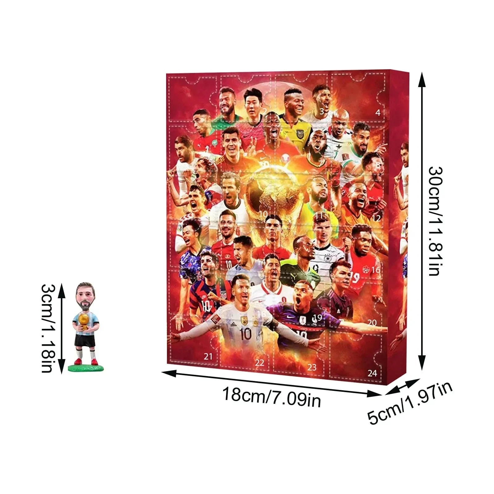 Countdown Calendar for Soccer Fans | 24 Days of Daily Toys & Fun