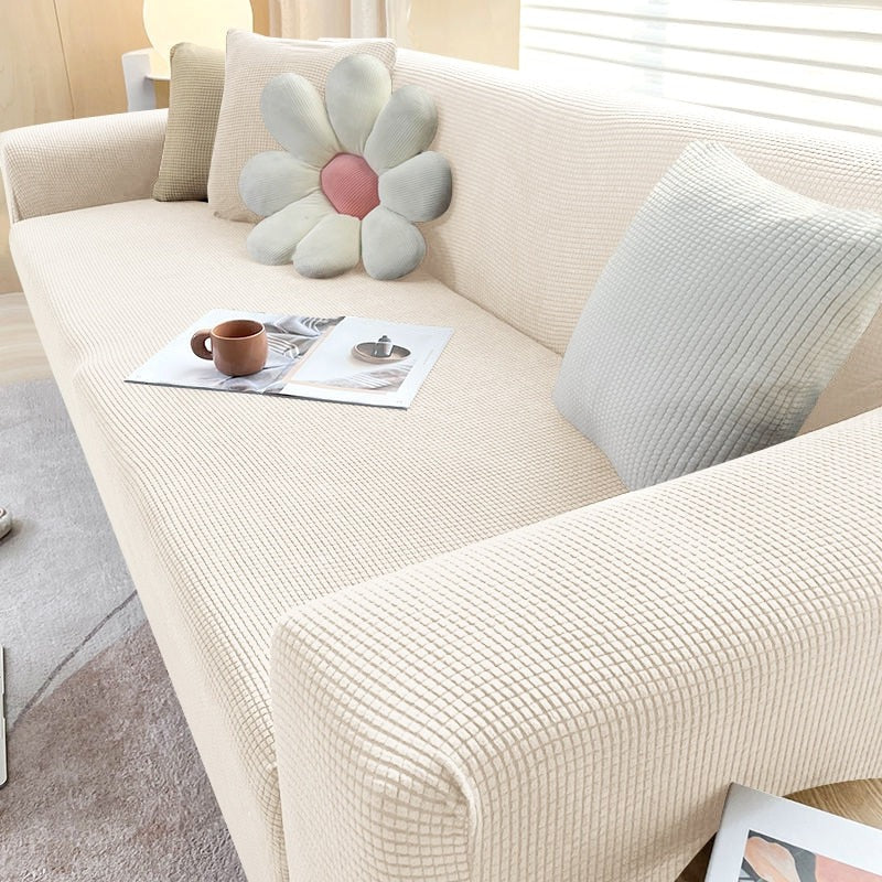 Versatile Elastic Sofa Protector – Washable Couch Cover