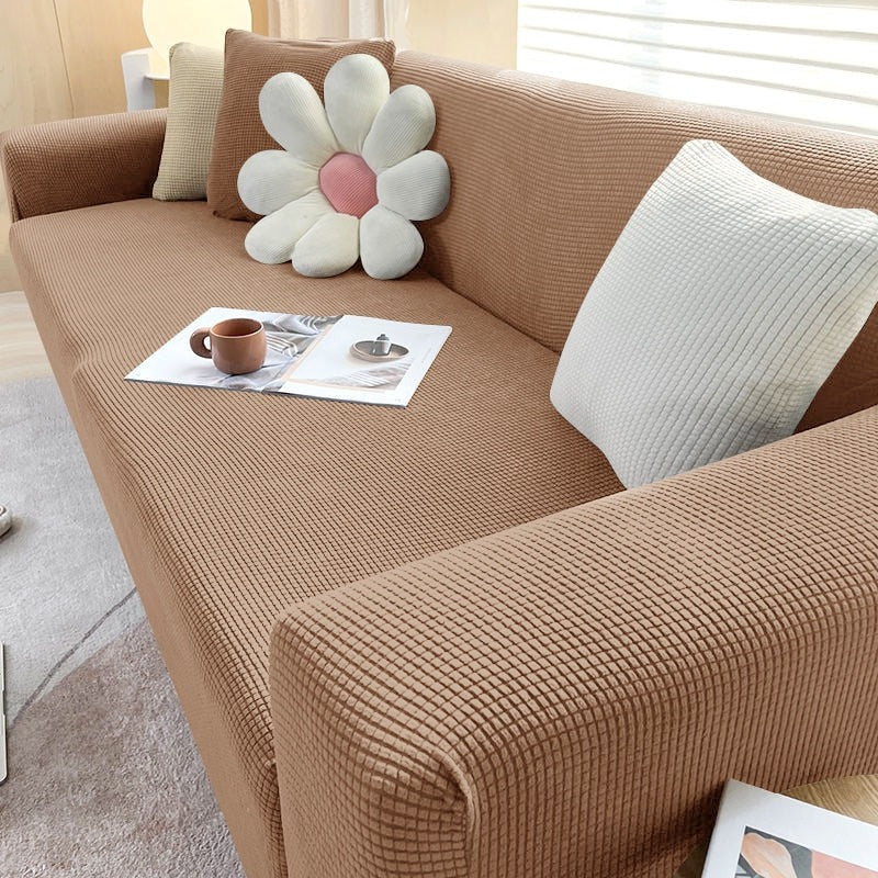 Versatile Elastic Sofa Protector – Washable Couch Cover