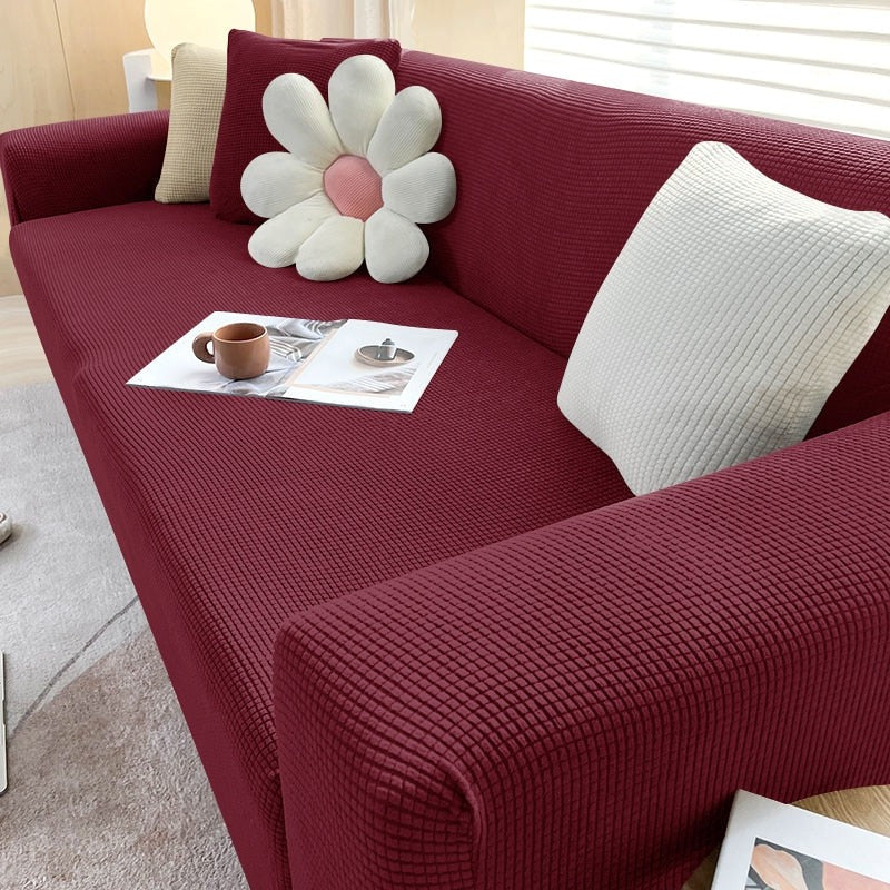 Versatile Elastic Sofa Protector – Washable Couch Cover
