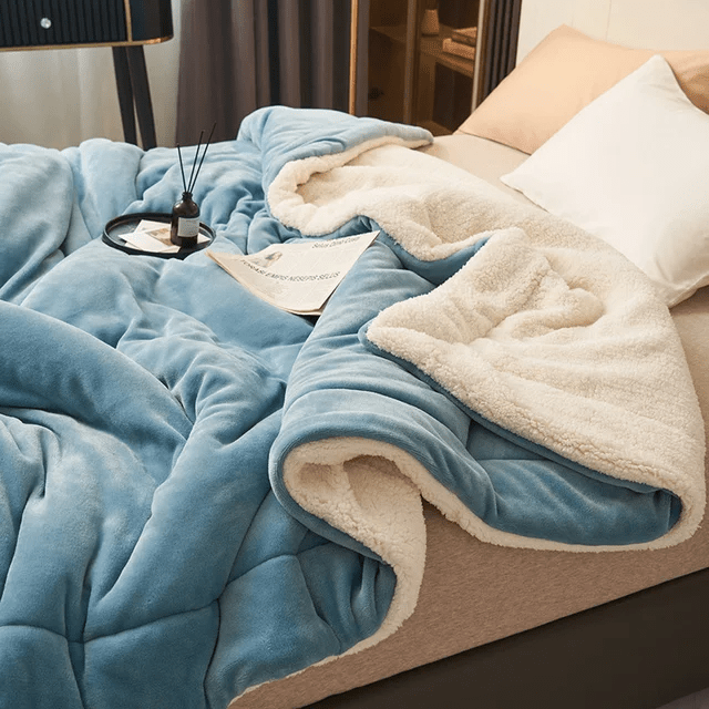 EmbraceCozy Premium Flannel Fleece Blanket for Ultimate Comfort