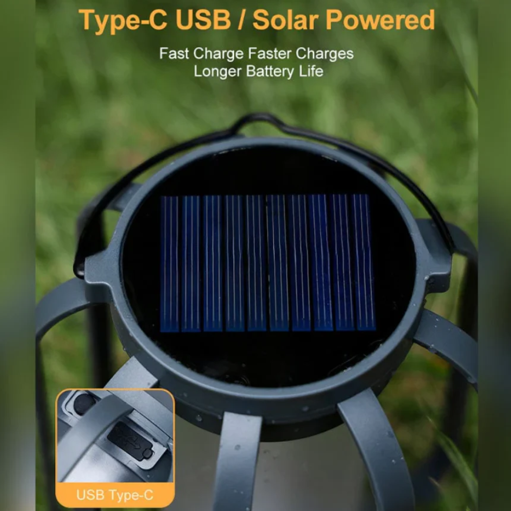 Outdoor Solar LED Lantern for Garden, Patio, Pathway & Landscape Decor