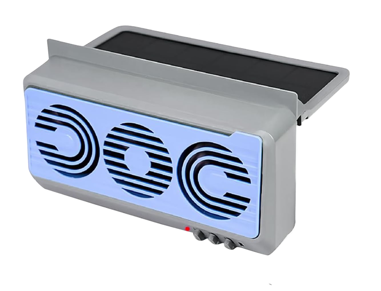 Lightweight Dual Duct Solar Fan for Car Windows – Year-Round Airflow