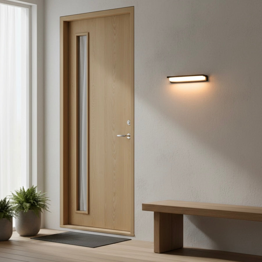 Weatherproof Solar Wall Light - Eco-Friendly Outdoor Illumination
