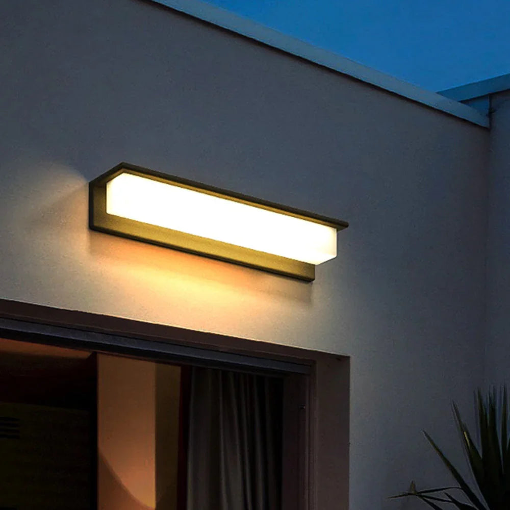 Weatherproof Solar Wall Light - Eco-Friendly Outdoor Illumination