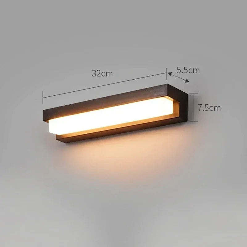 Weatherproof Solar Wall Light - Eco-Friendly Outdoor Illumination