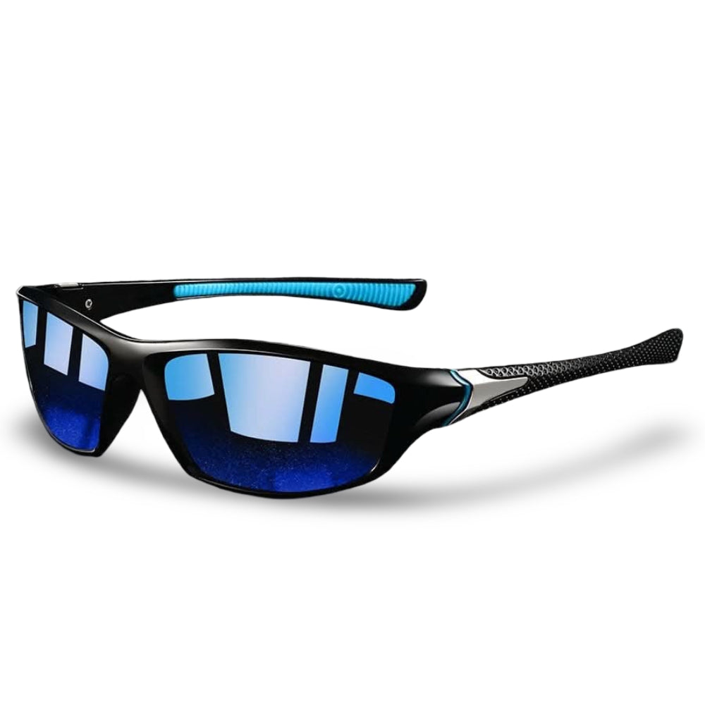 Polarized Wraparound Sunglasses with UV400 Protection for Outdoor Use