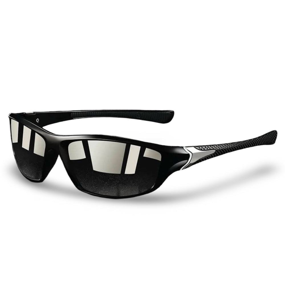 Polarized Wraparound Sunglasses with UV400 Protection for Outdoor Use
