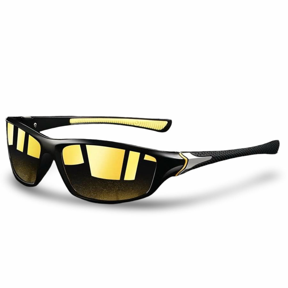Polarized Wraparound Sunglasses with UV400 Protection for Outdoor Use