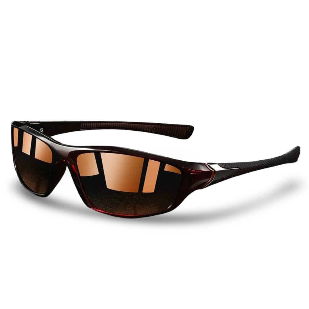 Polarized Wraparound Sunglasses with UV400 Protection for Outdoor Use