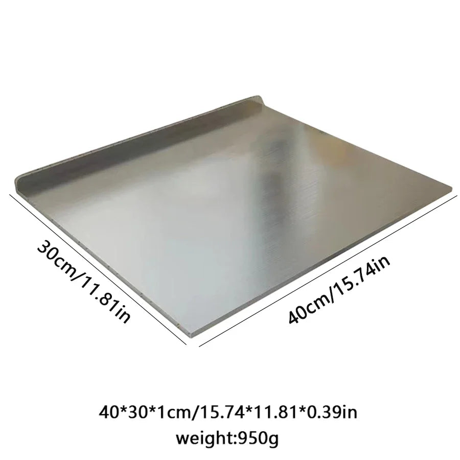 Large Double-Sided Cutting Board in Stainless Steel – Durable & Hygienic