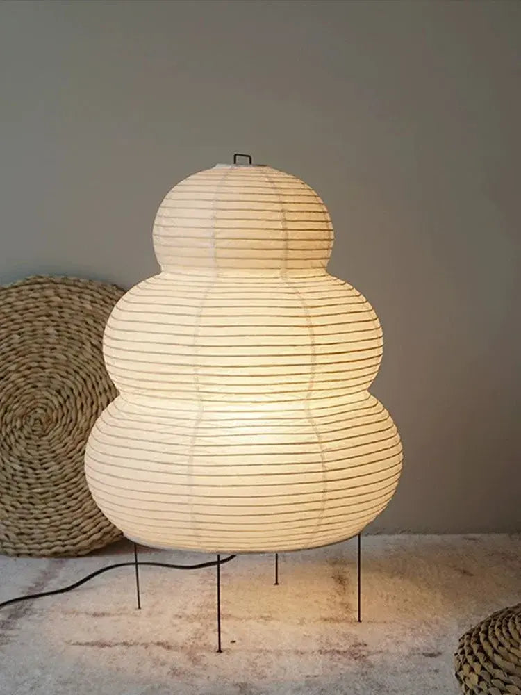Taavita Floor Lamp made of Rice Paper | Japandi