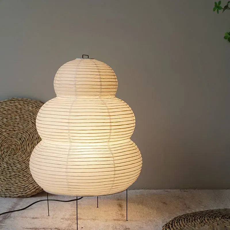 Taavita Floor Lamp made of Rice Paper | Japandi