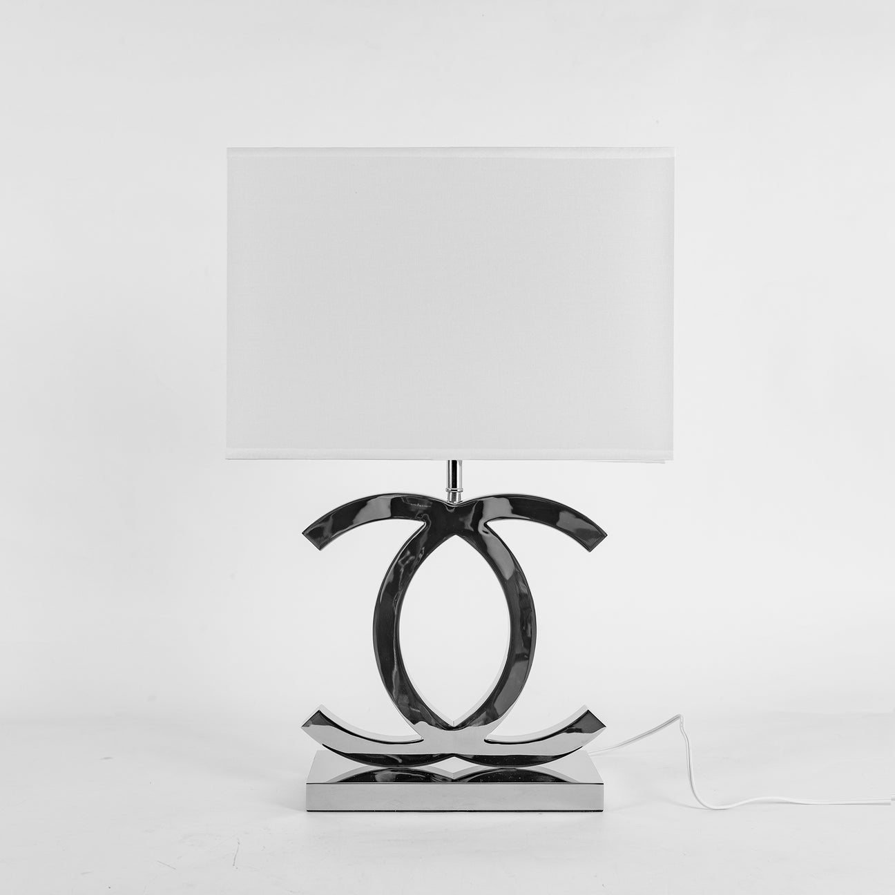 Modern Stainless Steel Table Lamp for Bedroom or Office Desk