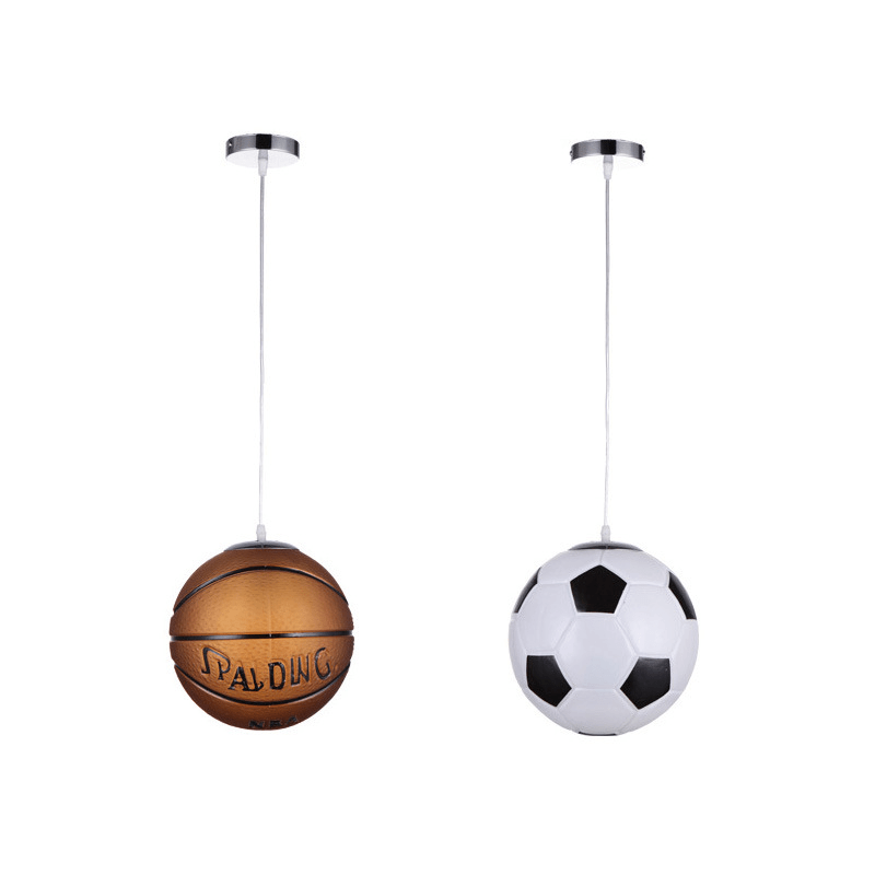 SportyGlow LED Ceiling Light Featuring Playful Football Design