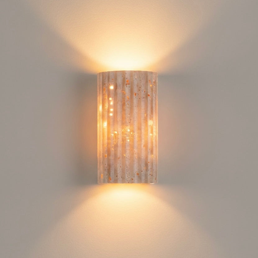 Natural Stone LED Wall Light – Warm White 3000K – Indoor IP20