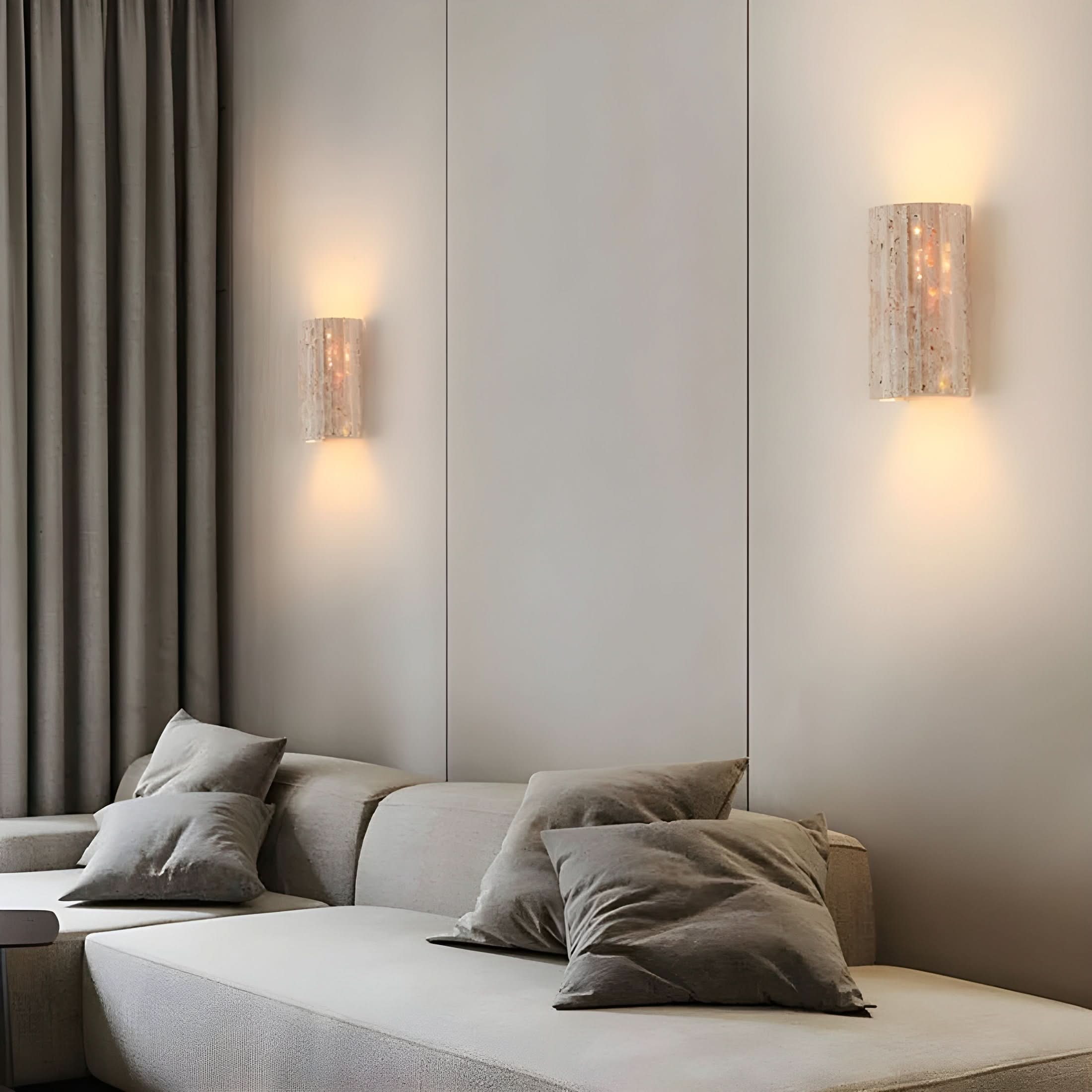 Natural Stone LED Wall Light – Warm White 3000K – Indoor IP20