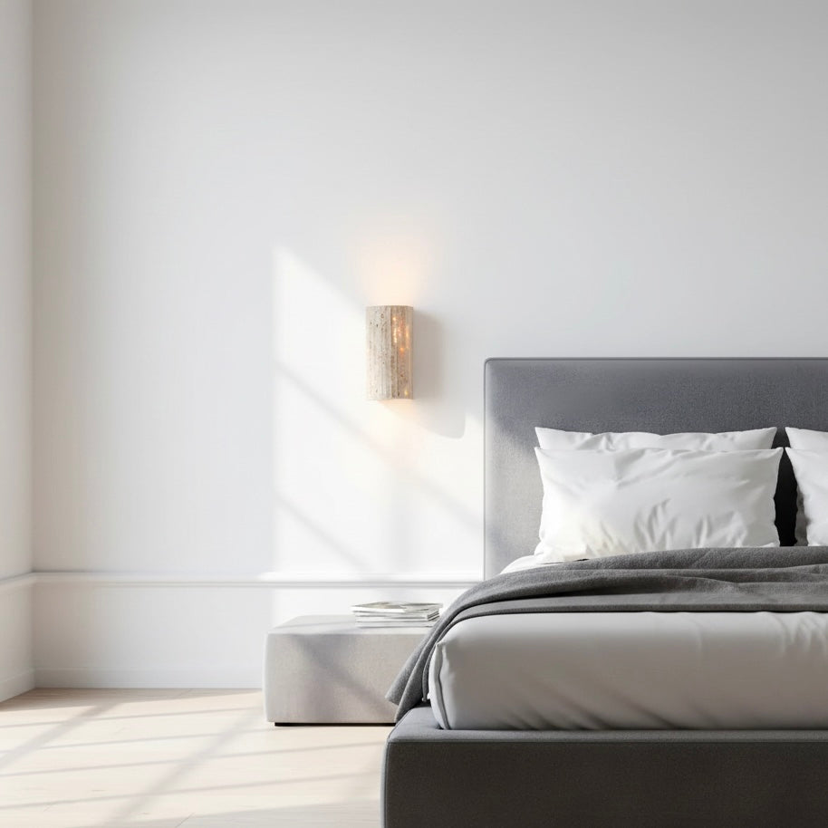 Natural Stone LED Wall Light – Warm White 3000K – Indoor IP20