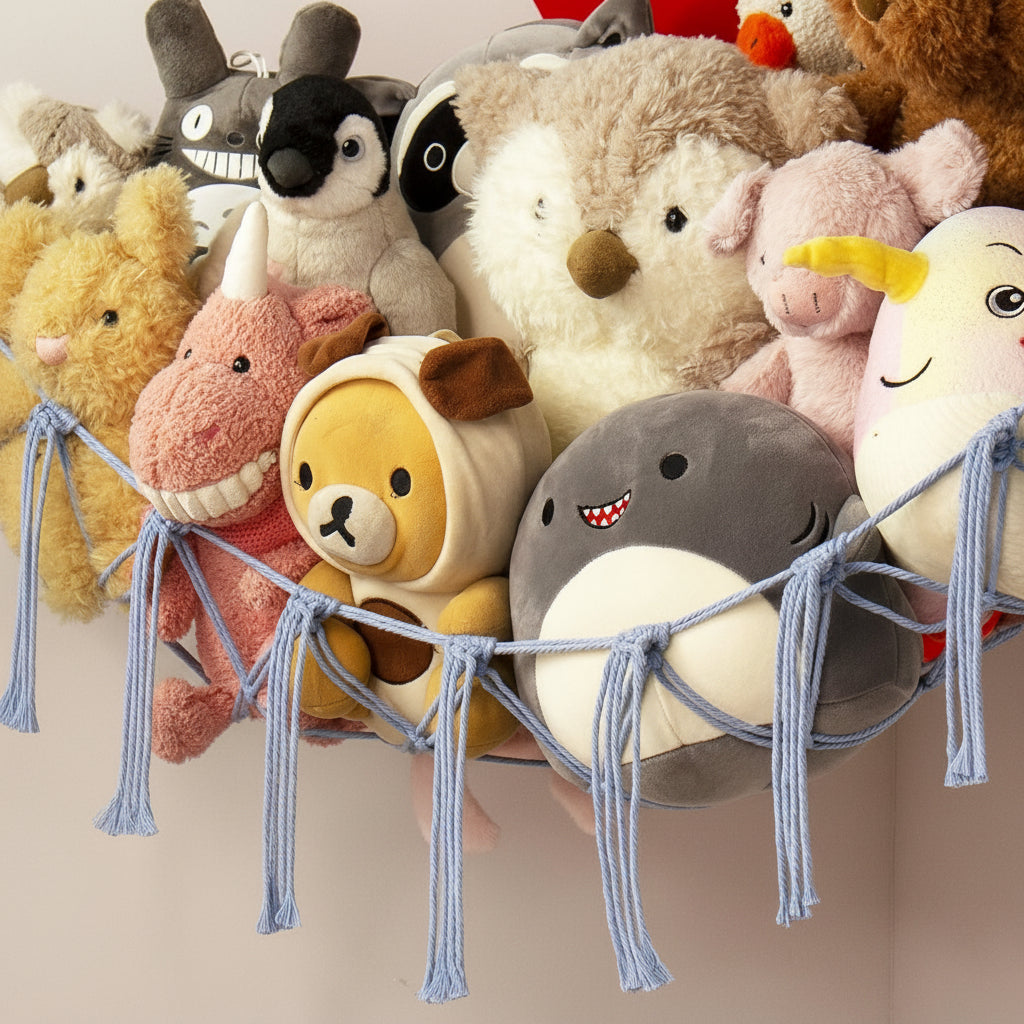 Stylish Hanging Organizer for Plush Toys and More