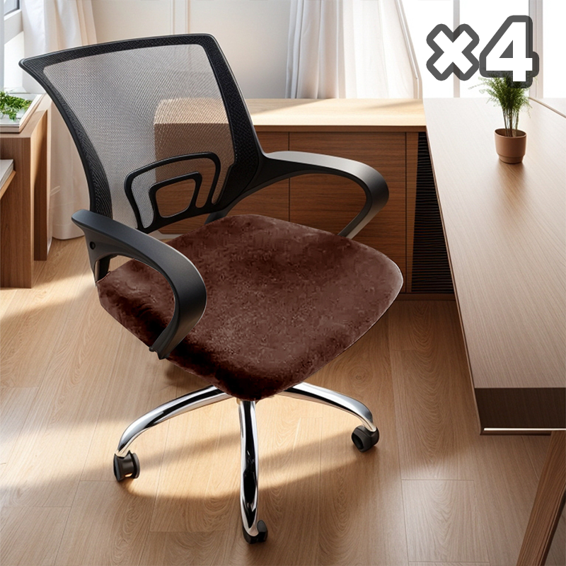 Set of 4 Stretchable Chair Covers – Snag-Resistant Fabric for Daily Use