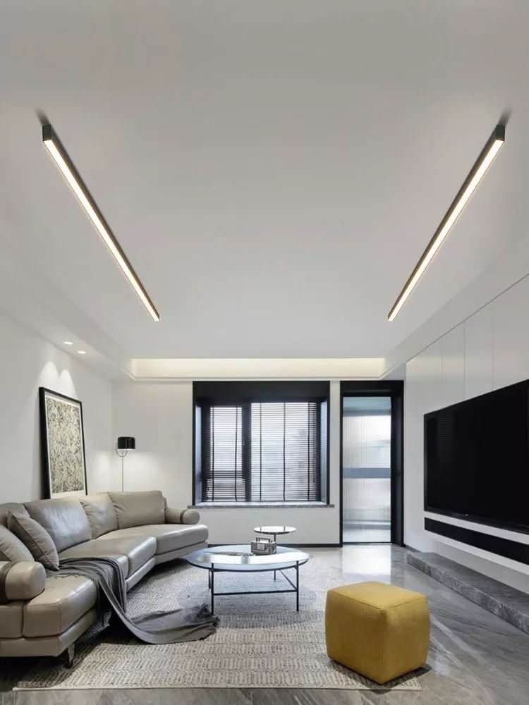 BrilliantGlow LED Ceiling Fixture - Sleek Scandinavian Style