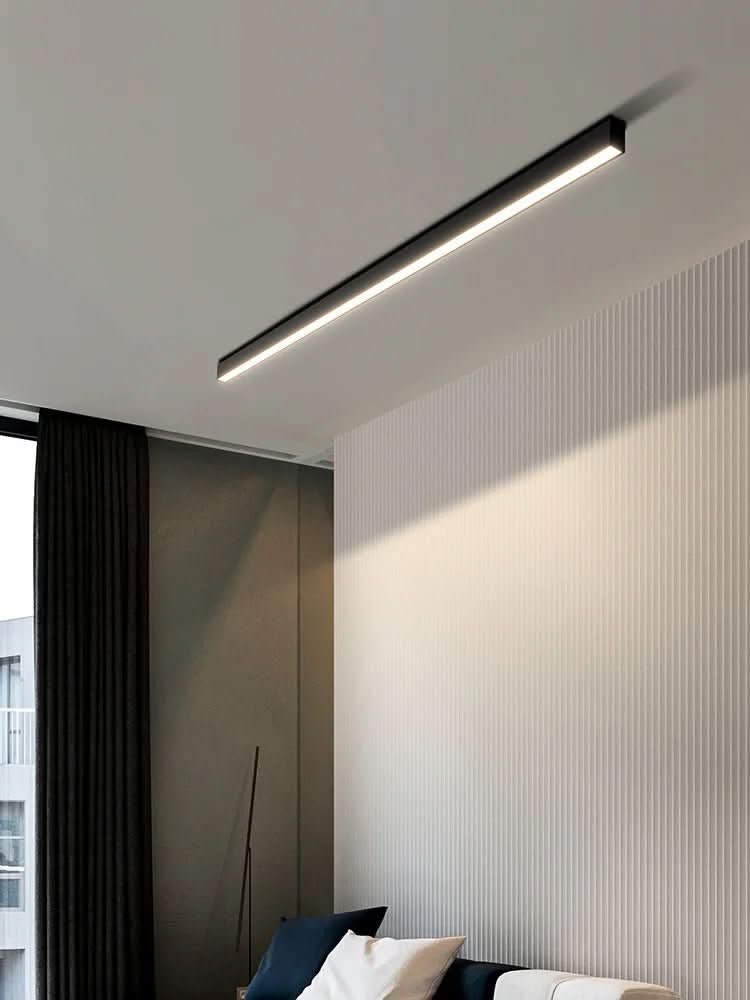 BrilliantGlow LED Ceiling Fixture - Sleek Scandinavian Style