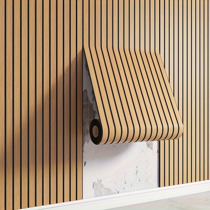 Self-Adhesive 3D Wall Panels with Wood Finish for Easy Home Upgrade
