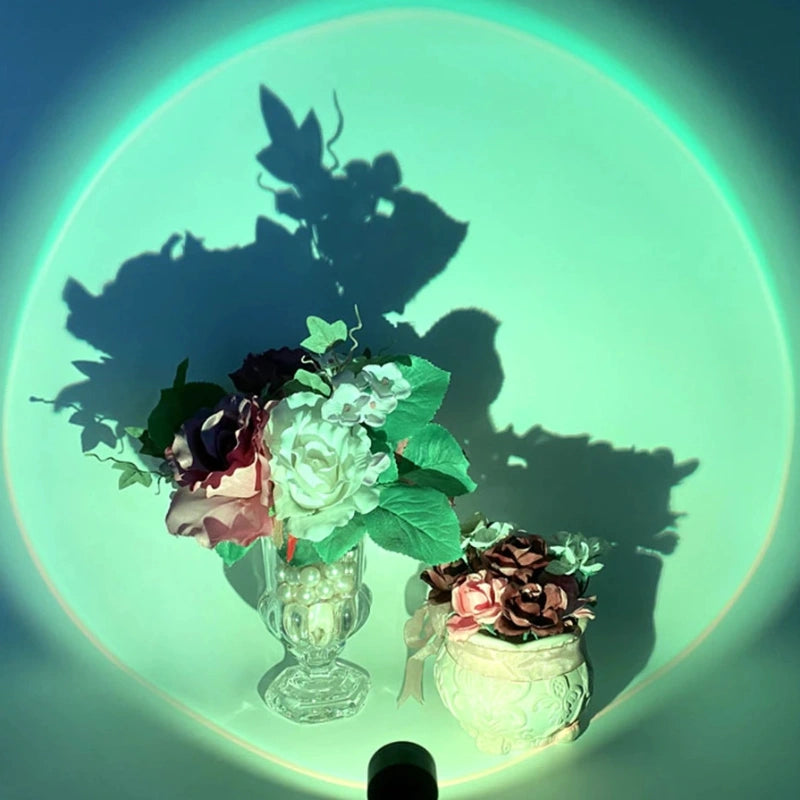 Soothing Horizon Projector - USB LED Lamp with 7 Color Options