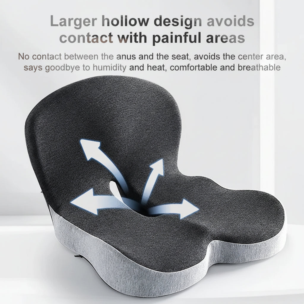 Ergonomic Comfort Cushion for Office and Car Seating