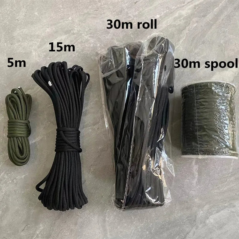 20 Meters of 550 Paracord Rope - Heavy-Duty Tool for Outdoor Use