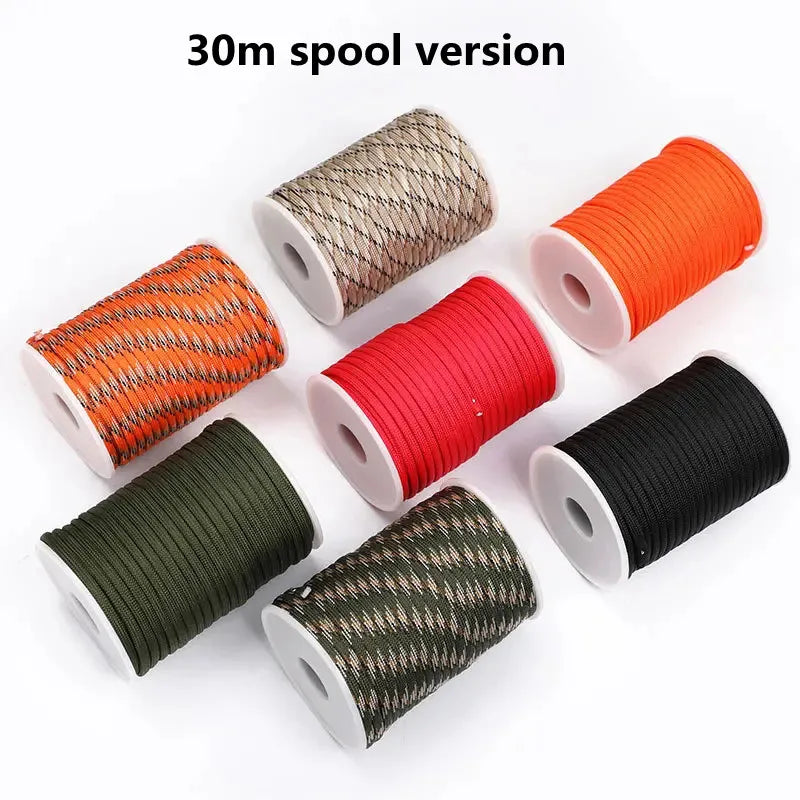 20 Meters of 550 Paracord Rope - Heavy-Duty Tool for Outdoor Use