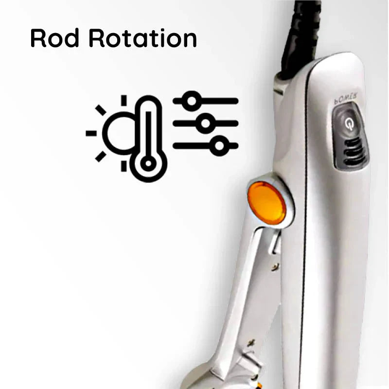 2-in-1 Rotating Hair Brush and Iron for Professional Styling
