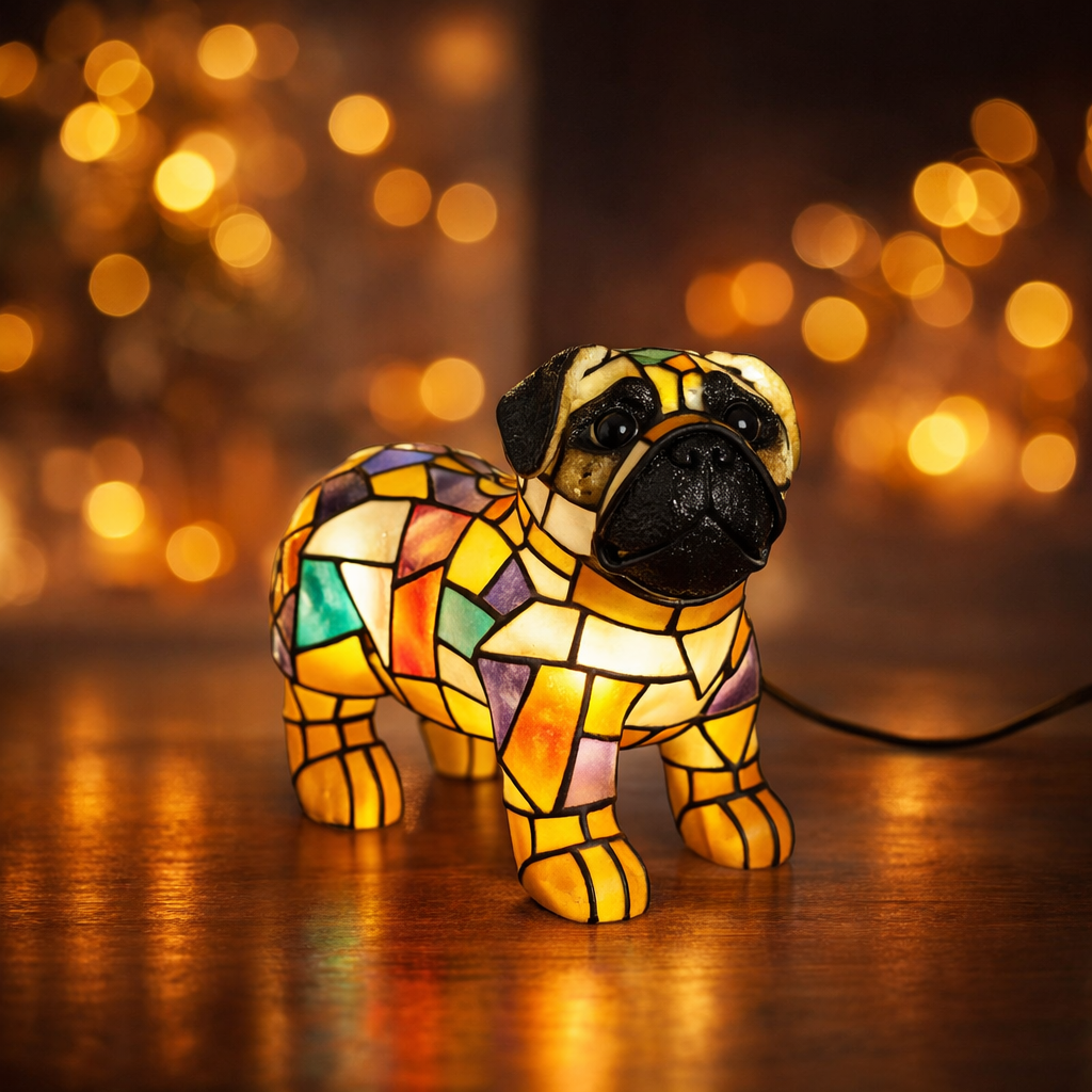 Charming Canine Table Lamp for Cozy Illumination