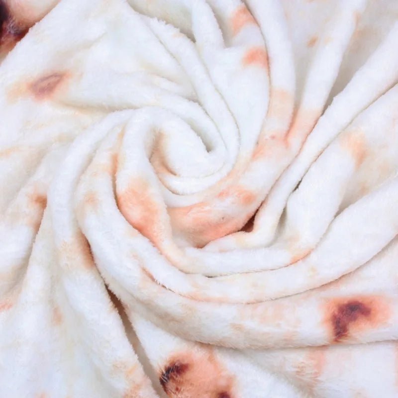 Tortilla Delight Plush Blanket with Whimsical Design