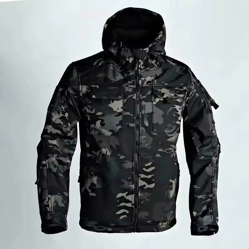 ShieldMaster Tactical Waterproof Jacket for All-Weather Adventures