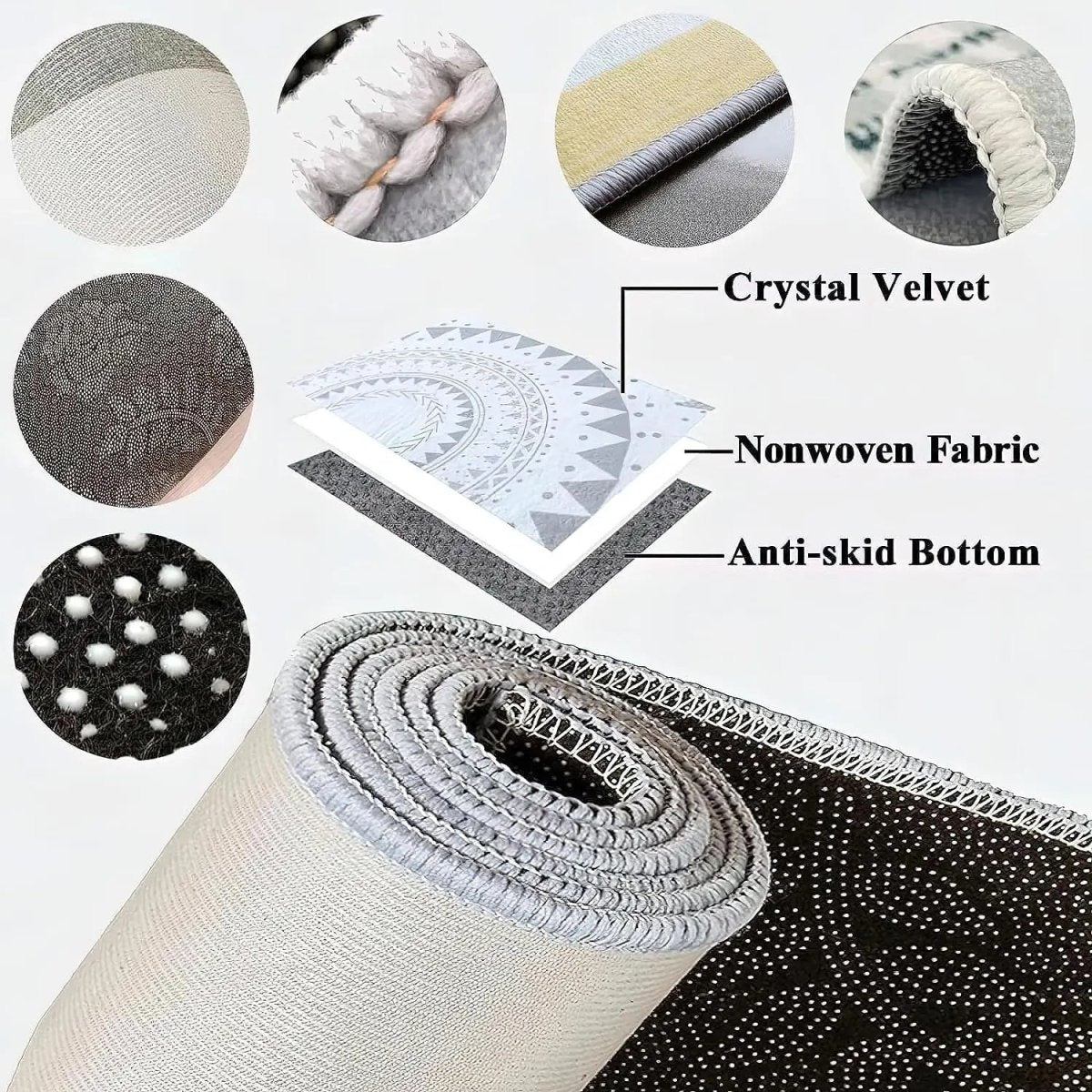 AquaGuard Weather-Resistant Outdoor Area Rug for Easy Care