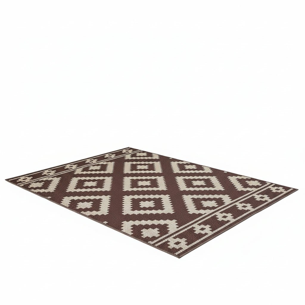 AquaGuard Weather-Resistant Outdoor Area Rug for Easy Care
