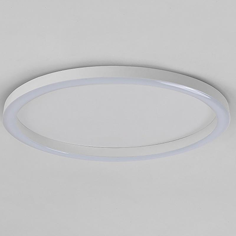 16'' Modern Simple Circle Flush Mount LED Lights Dimmable Ceiling Lights with Remote - Dazuma