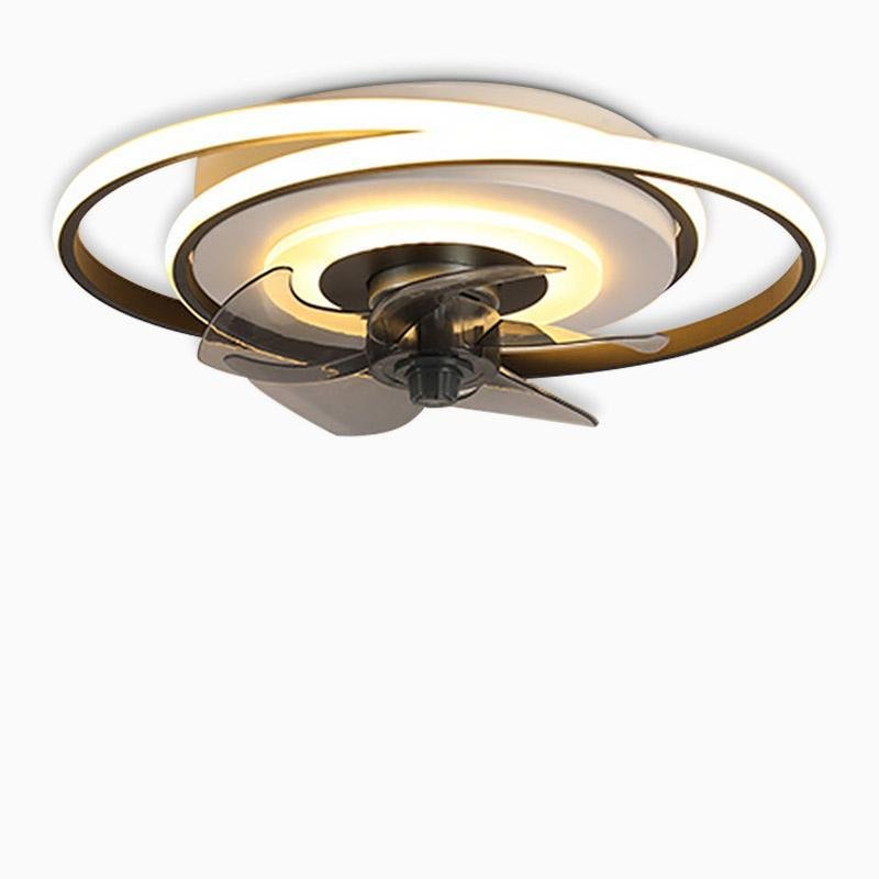 2 Taavita Ceiling Fans for Babies and Kids with LED Light and Remote Control