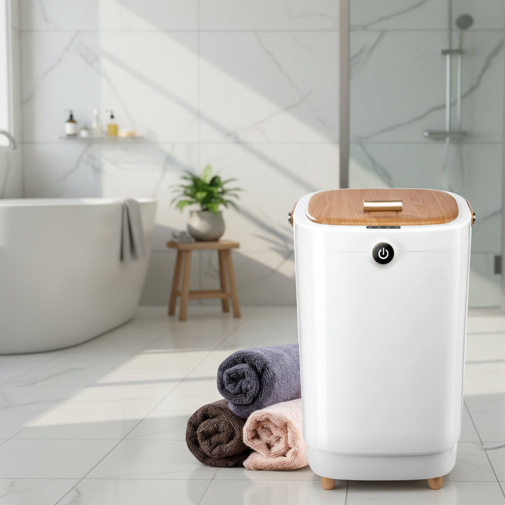 Compact Electric Towel Heater for Luxurious Warmth