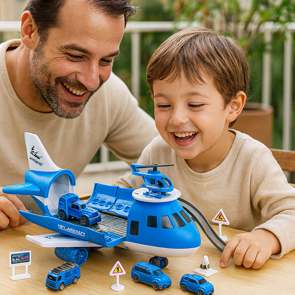 Adventure Jet Transport Playset for Kids