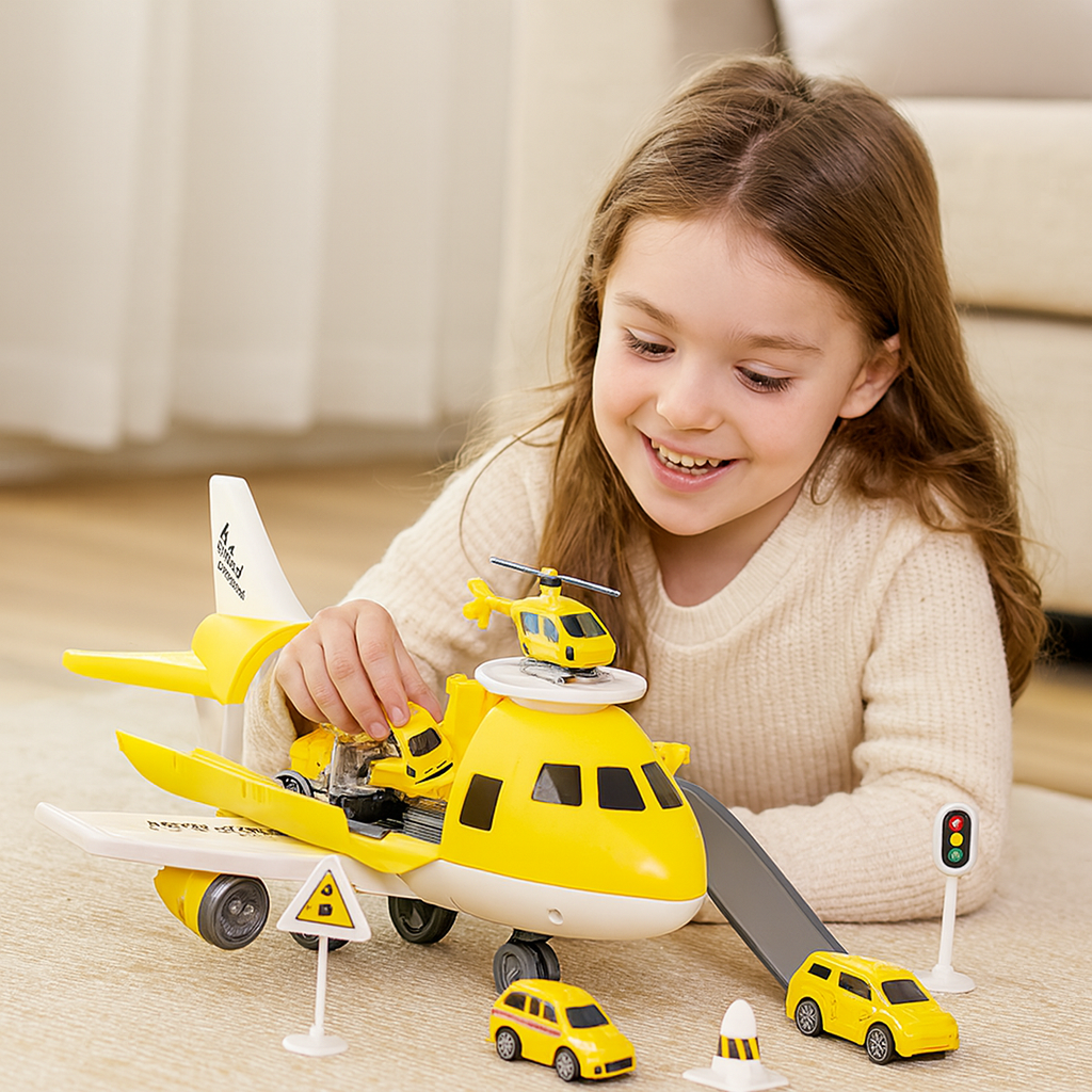 Adventure Jet Transport Playset for Kids