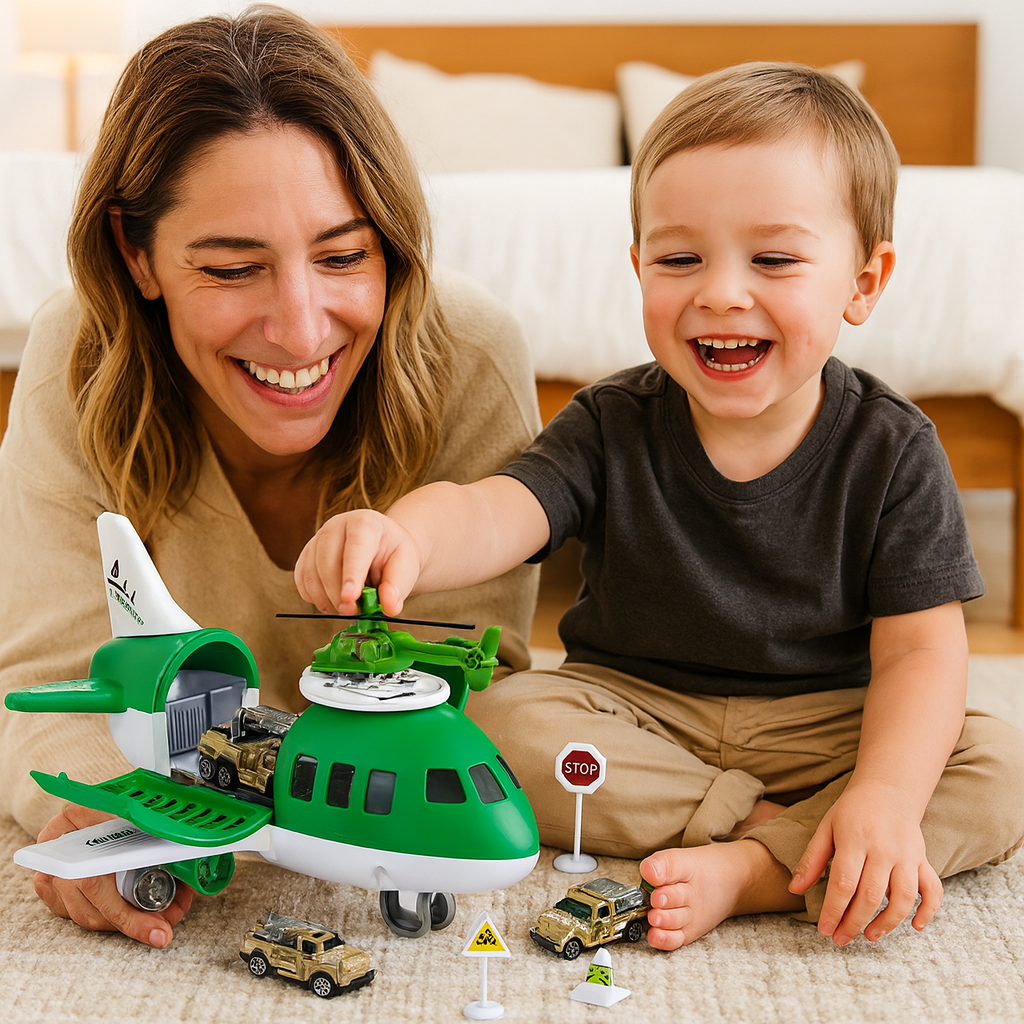 Adventure Jet Transport Playset for Kids