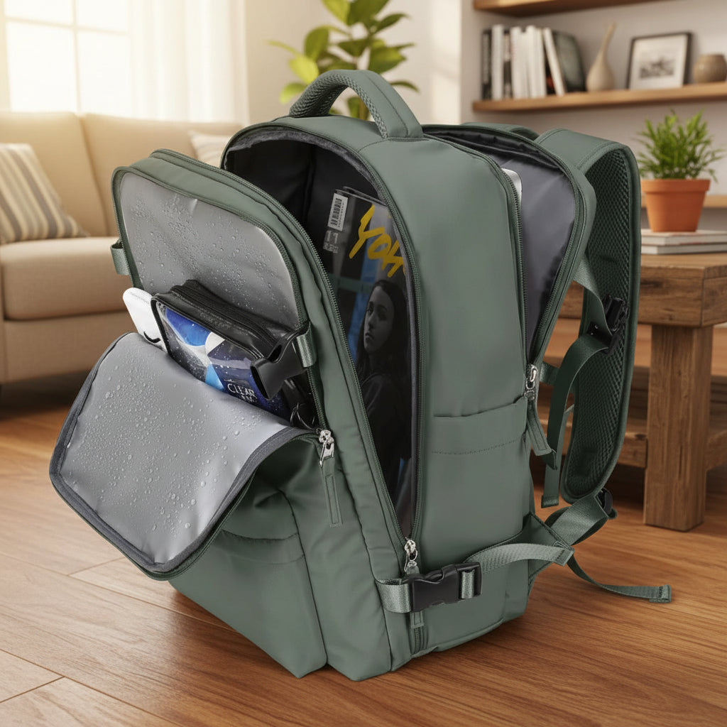 AdventureReady Backpack with Enhanced Safety Features