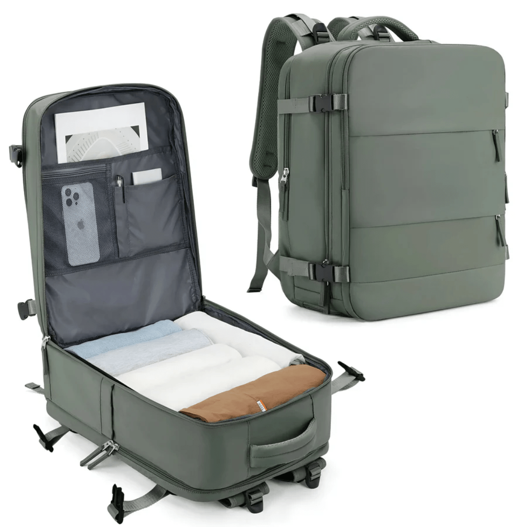 TravelSmart Compact Carry-On with Organized Compartments
