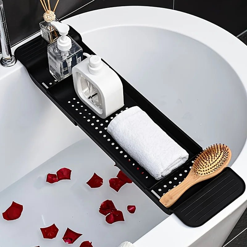 Serenity Expandable Bath Tray for Effortless Relaxation