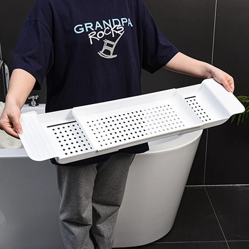 Serenity Expandable Bath Tray for Effortless Relaxation