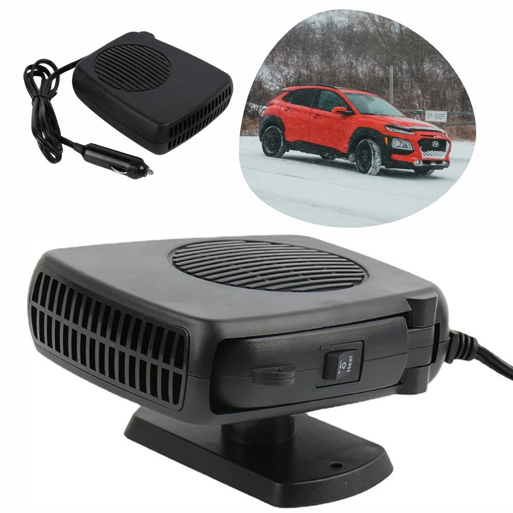 12V Car Heater | Portable Ceramic Fan Heater | Auto Thermostat & Quick Defrost